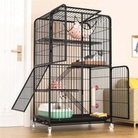 Chuồng Mèo Lớn 2/3/4 Tầng chuồng chó Nhà Mèo Lớn Trong Nhà Chuồng Chó Biệt Thự Mèo Nền Tảng Lớn Nhà Cho Mèo Mạnh mẽ