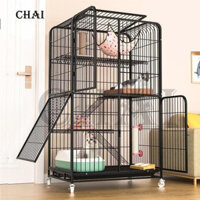 Chuồng Mèo Lớn 2/3/4 Tầng chuồng chó Nhà Mèo Lớn Trong Nhà Chuồng Chó Biệt Thự Mèo Nền Tảng Lớn Nhà Cho Mèo Mạnh mẽ P2RY