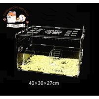 Chuồng mica cho hamster, lồng mica không đồ cho nhím