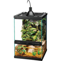 Chuồng nuôi bò sát Zilla Tropical Vertical Starter Kit with Mini Halogen Lighting