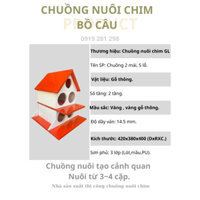 Chuồng nuôi chim bồ câu bằng gỗ 5 lỗ có thể nuôi 3 đôi chim