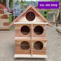 Chuồng nuôi chim bồ câu gỗ 5 ô