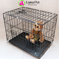 Chuồng nuôi chó mèo gấp gọn NAN VỪA LunaPet CN03, lồng chó gấp gọn sơn tĩnh điện giá rẻ