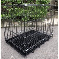 Chuồng nuôi chó mèo làm bằng sơn tĩnh điện kèm khay vệ sinh (Hàng loại 1)