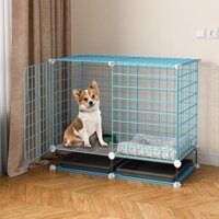 Chuồng pet Lưới sắt lắp ghép chuồng quây thú cưn nhiều mẫu đa dangtặng kèm chốt gắn Lồng, chuồng quây chó, mèo Neq8