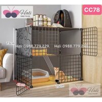 CHUỒNG QUÂY CHÓ, MÈO, THÚ CƯNG - Tặng Đầy Đủ Phụ Kiện - Chắc Chắn, Bền Đẹp, Khớp Nối Linh Hoạt . Chọn theo phân loại