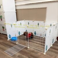 Chuông quây thú cưng- CHUỒNG CHÓ- CHUỒNG MÈO SIZE 37.47cm. Mẫu hình cá