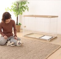 Chuồng sắt cho chó mèo 2 size WOODY