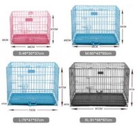 Chuồng sơn tĩnh điện cho chó mèo size 30*50 (nhiều màu)