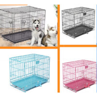 Chuồng sơn tĩnh điện nhập khẩu cho thú cưng size L có thể gấp gọn hàng L1 D216