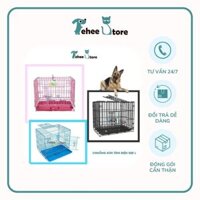 Chuồng sơn tĩnh điện nhập khẩu cho thú cưng size S có thể gấp gọn hàng L1 D214