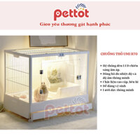 Chuồng thỏ cảnh chuột lang bọ ú chó mèo cảnh UMI R70 Mika thông minh