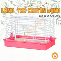 Chuồng Thỏ Sơn Tĩnh Điện Chuyên Dụng Thỏ - Bọ 🐹FREESHIP🐹 Lồng Sơn Tĩnh Điện 60 cm Cửa Lò Xo Dành cho Thỏ , Chuột Lang
