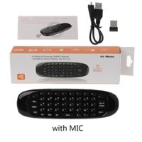 Chuột Bay C120 Có Mic Tìm Kiếm Bằng Giọng Nói Bàn Phím Không Dây Mini 2.4G Cho Máy Vi Tính TV