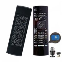 Chuột bay có voice km900V pro ,MX3L pro có đèn nền và 2 mặt bàn phím chữ hỗ trợ giọng nói mic voice