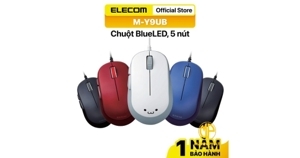 Chuột Blue Led Elecom M-Y9UB (RD/ WH/ BU/ BK)