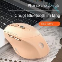 [Chuột Bluetooth] Chuột không dây Type-c bán chạy Chuột sạc Bluetooth Máy tính xách tay chế độ kép Máy tính để bàn Trò chơi im lặng Văn phòng Mous
