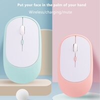 Chuột bluetooth Không Dây 2.4g Hai Chế Độ Yên Tĩnh Cho macbook notebook lenovo