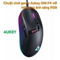 Chuột chơi game Aukey GM-F4 với hiệu ứng ánh sáng RGB