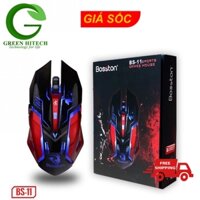 CHUỘT CHƠI GAME BOSSTON BS-11 CÓ ĐÈN LED / MOUSE GAMING- Bảo Hành 12 Tháng