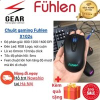 ✼™Chuột chơi game Fuhlen X102S, 2400DPI,Lò xo Omron 10 triệu click | SM680R M87S_CHÍNH HÃNG THANH LÝ 2nd