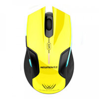 Chuột Chơi Game Không Dây Newmen E500 màu vàng-Hàng Chính Hãng
