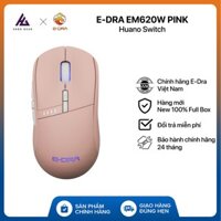 Chuột chơi game không dây E-Dra EM620W Pink - Độ phân giải 5000 DPI - Bảo hành 24 tháng