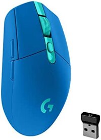 Chuột chơi game không dây Logitech G305 LIGHTSPEED với Cảm biến Hero 12K, 12.000 DPI, Trọng lượng nhẹ, 6 nút có thể lập trình, Pin lên đến 250 giờ, Bộ nhớ trong, hỗ trợ PC/Mac - Màu Xanh dương.