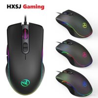 Chuột chơi game Led RGB HXSJ A867 - Chuột máy tính có dây - Gaming mouse