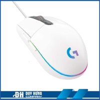 Chuột chơi game Logitech có dây G102 White (USB/RGB/Trắng)