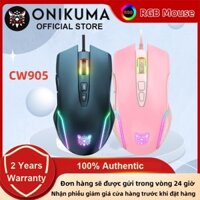Chuột chơi game ONIKUMA cw905 có dây thể thao điện tử có đèn nền rgb cho máy tính xách tay/pc