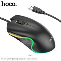 Chuột Có Dây Chơi Game Dạ Quang Hoco GM19 Tương Thích Với Nhiều Hệ Điều Hành