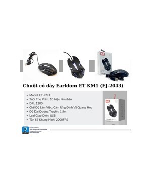 Chuột Có Dây Earldom ET-KM1