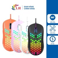 Chuột có dây Gaming Havit MS878 - Hàng chính hãng - DPI lên đến 10000, LED RGB 16 triệu màu, thiết kế đối xứng