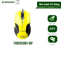 Chuột Có Dây Gaming NEWMEN G7-Plus,3200DPI,Switch Kaith 10m,Cảm Biến A3519,Form Chuẩn-Hàng Chính Hãng,Bảo Hành 24 Tháng