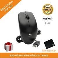 Chuột có dây Logitech B100 - sản phẩm thông dụng và ưa chuộng bởi hầu hết người tiêu dùng Việt Nam