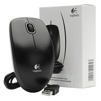 Chuột Có Dây Logitech B100 Chuyên Dùng Cho Máy Tính PC, Laptop – Mouse Logitech Cổng USB ( Chính Hãng )