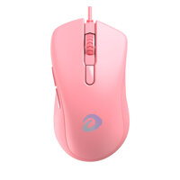 Chuột DareU Gaming EM908 LED RGB - Hàng Chính Hãng - HỒNG