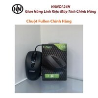 Chuột Dây Fuhlen L102, Không Dây A06 Optical Black USB