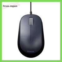 Chuột Elecom Có Dây M Size 3 Nút BlueLED EPRIM Đen M-Y8UBXBK