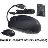 CHUỘT FL ESPORTS G52 ĐEN LED USB