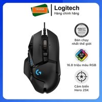 Chuột game hiệu suất cao Logitech G502 Hero RGB Lightsync - Hàng chính hãng