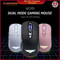 Chuột Game không dây cao cấp Newmen WGX6 Dual Mode - Hàng Chính Hãng