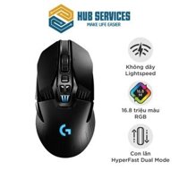 Chuột game không dây RGB Logitech G903 Hero - Cảm biến Hero 25k, pin sạc, PC