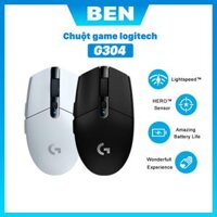 Chuột game không dây Lightspeed Logitech G304 - Cảm biến Hero, 12k DPI, nhẹ, 6 nút lập trình, on-board memory, pin 250h - Hàng chính hãng