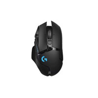 Chuột game không dây Lightspeed Logitech G502 - RGB Lightsync, 11 nút lập trình, điều chỉnh trọng lượng, con lăn Hyperfast, PC -Hàng Chính Hãng