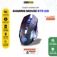 Chuột Gaming BT9 YINDIAO | Không dây, Pin sạc, LED xanh lam, Siêu êm