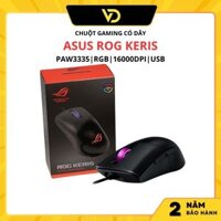 CHUỘT GAMING CÓ DÂY ASUS ROG KERIS ( PAW3335/ RGB/ 16000DPI/ USB ) - Hàng Chính Hãng