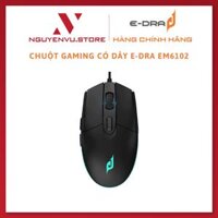 Chuột Gaming có dây E-Dra EM6102 - Hàng Chính Hãng - Đen