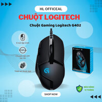 Chuột Gaming Có dây Logitech G402 - Led RBG 4000 DPI, Cảm biến siêu nhạy